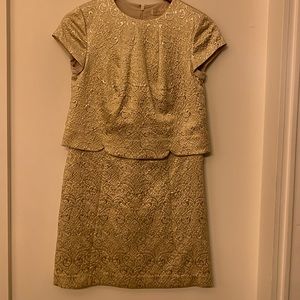Tory Burch gold dress